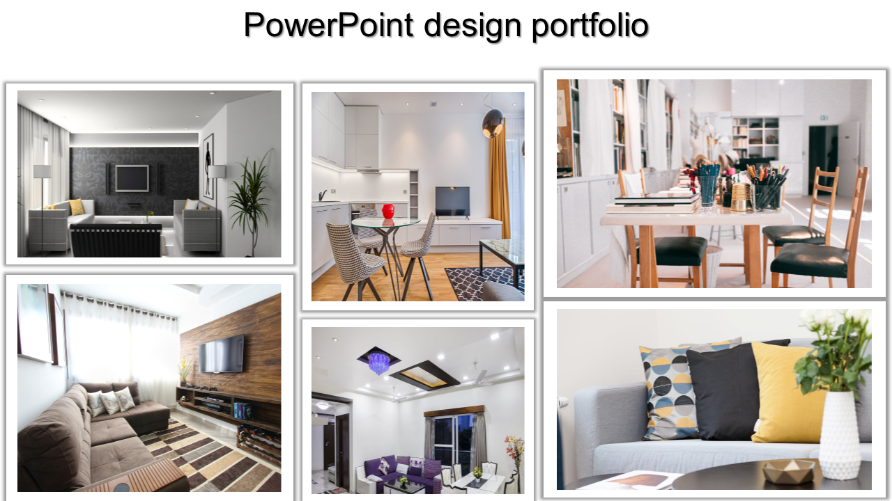 Free - Portfolio Design PowerPoint  Template and Google Slides Themes